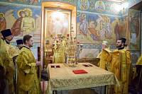 Архиерейское богослужение в Сергиевском храме деревни Алмазово 