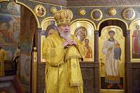 Архиерейское богослужение в Сергиевском храме деревни Алмазово 