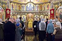 Архиерейское богослужение в Сергиевском храме деревни Алмазово 