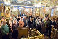 Архиерейское богослужение в Сергиевском храме деревни Алмазово 