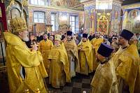 Архиерейское богослужение в Сергиевском храме деревни Алмазово 