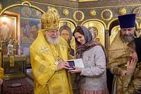 Архиерейское богослужение в Сергиевском храме деревни Алмазово 