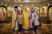 Архиерейское богослужение в Сергиевском храме деревни Алмазово 