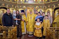 Архиерейское богослужение в Сергиевском храме деревни Алмазово 