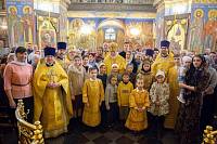 Архиерейское богослужение в Сергиевском храме деревни Алмазово 