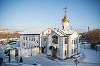 Церемония передачи здания храма иконы Божией Матери «Спорительница хлебов» г. Щёлково Русской Православной Церкви 