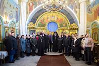 Церемония передачи здания храма иконы Божией Матери «Спорительница хлебов» г. Щёлково Русской Православной Церкви 