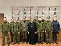 Посещение воинской части в Павловском Посаде