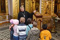 Воспитанники детского сада в Никольском храме г. Лосино-Петровский