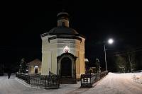 Архиерейское богослужение в Боголюбском храме деревни Поточино