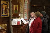 Архиерейское богослужение в Боголюбском храме деревни Поточино