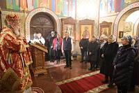 Архиерейское богослужение в Боголюбском храме деревни Поточино