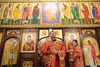 Архиерейское богослужение в Боголюбском храме деревни Поточино