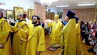 Архиерейское богослужение в Михаило-Архангельском храме деревни Давыдово