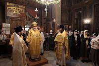 Архиерейское богослужение в Троицком храме Балашихи 