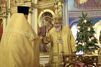 Архиерейское богослужение в Богоявленском соборе Ногинска