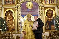 Архиерейское богослужение в Богоявленском соборе Ногинска