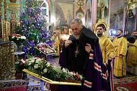 Архиерейское богослужение в Богородицерождественском храме деревни Нестерово 