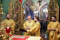 Архиерейское богослужение в Богородицерождественском храме деревни Нестерово 