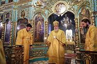 Архиерейское богослужение в Богородицерождественском храме деревни Нестерово 