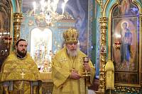 Архиерейское богослужение в Богородицерождественском храме деревни Нестерово 