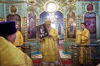 Архиерейское богослужение в Богородицерождественском храме деревни Нестерово 