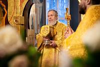 Архиерейское богослужение в Иоанно-Предтеченском храме посёлка Фряново 