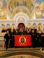 Встреча духовенства в дивизии имени Дзержинского