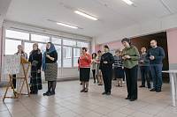 Освящение школы №9 в Павловском Посаде