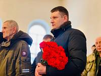 Отпевание воинов, погибших в зоне СВО, в Павловском Посаде