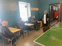 Молебен и духовная беседа в пожарно-спасательной части Электрогорска