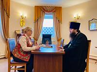 Встреча с директором музейного комплекса в Павловском Посаде