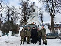 Передача гуманитарной помощи на Донбасс жителями деревни Нестерово