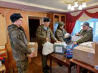 Передача гуманитарной помощи на Донбасс жителями деревни Нестерово