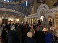 Чтение Великого покаянного канона преподобного Андрея Критского в Князь-Владимирском храме Балашихи 