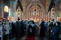 Чтение Великого покаянного канона преподобного Андрея Критского в Троицком соборе города Щёлково 