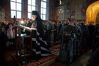 Чтение Великого покаянного канона преподобного Андрея Критского в Троицком соборе города Щёлково 