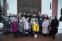 Чтение Великого покаянного канона преподобного Андрея Критского в Троицком соборе города Щёлково 