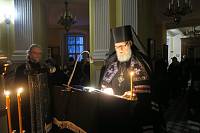 Чтение Великого покаянного канона преподобного Андрея Критского в Преображенском соборе Балашихи 