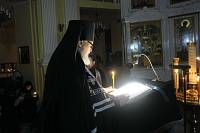 Чтение Великого покаянного канона преподобного Андрея Критского в Преображенском соборе Балашихи 