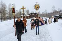 Празднование святой блаженной Матроне Московской в посёлке Верея