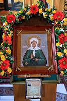 Празднование святой блаженной Матроне Московской в посёлке Верея