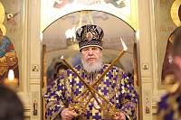 Архиерейское богослужение в Никольском храме села Макарово 