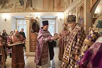 Архиерейское богослужение в Никольском храме села Макарово 