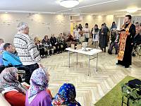 Освящение дома-интерната в Ильинском Погосте