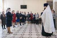 Освящение средней школы №13 в Павловском Посаде