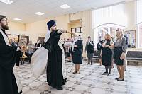 Освящение средней школы №13 в Павловском Посаде