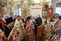 Архиерейское богослужение в Бисерово