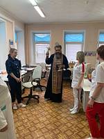 Освящение терапевтического отделения Ликино-Дулёвской больницы