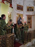 Архиерейское богослужение в Преображенском кафедральном соборе Балашихи